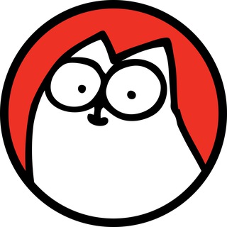 Логотип телеграм группы Simon’s Cat Community 🐾