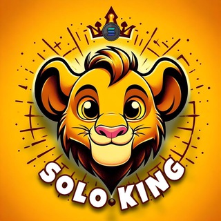 Logo of the Telegram channel Solo king - $SKING