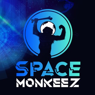 Логотип телеграм группы Space Monkeez