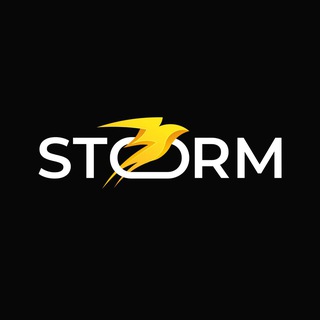 Логотип телеграм группы Storm Trade Fam⚡️