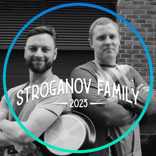 Logo of the Telegram channel STROGANOV FAMILY | Доставка еды | Белград, Нови-Сад, Сербия