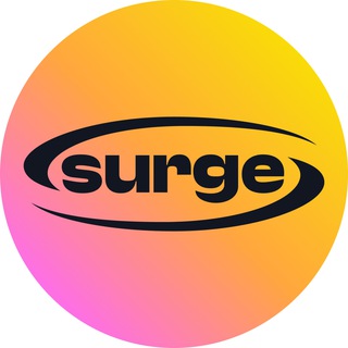 Логотип телеграм группы Surge