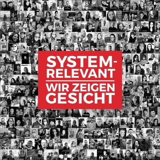 Логотип телеграм канала Systemrelevant - Wir zeigen Gesicht