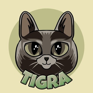 Логотип телеграм группы Tigra Vitalik's Cat $TIGRA