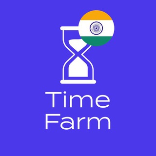 Логотип телеграм группы Time Farm India 🇮🇳