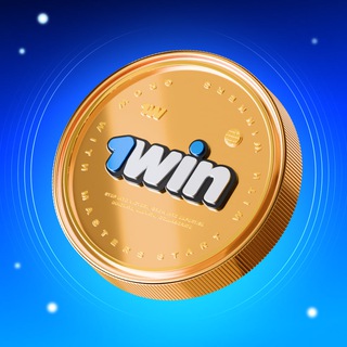 Логотип телеграм канала 1win Token