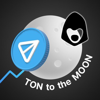 Логотип телеграм канала TON MOON 🚀🌒