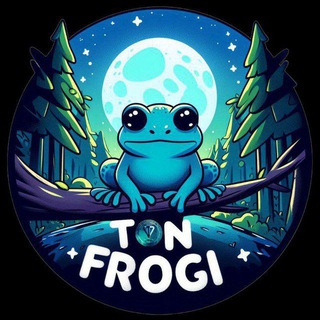 Логотип телеграм канала TON Frogi