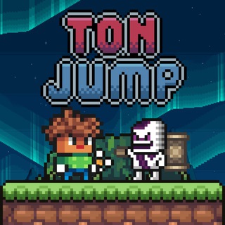 Логотип телеграм бота TON Jump - Build, Play, Share