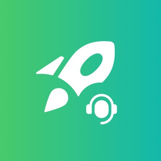 Logo of the Telegram bot TON Rocket Support