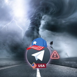 Логотип телеграм канала Tornadoes USA Warning on Telegram by GRT: National Weather Service NWS Tornado / Thunderstorm / Hurricane Alerts