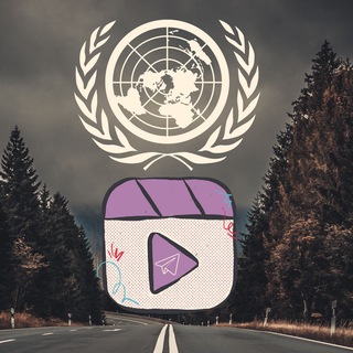 Logo of the Telegram channel United Nations Videos by GRT : UN Story / Geneva / Human Rights / Refugee Agency / World Health Organization / Women / UNICEF