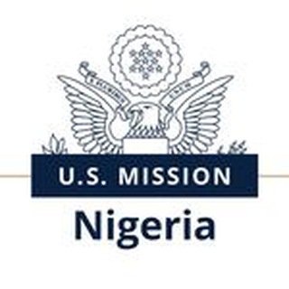 Логотип телеграм канала US Mission Nigeria