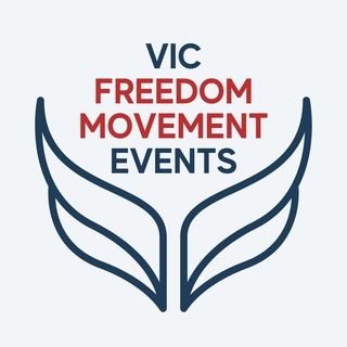 Логотип телеграм канала 📢 [UPDATES] VIC FREEDOM MOVEMENT [OFFICIAL] - Next major event: 19th March Parliament 12pm (World Wide Rally)