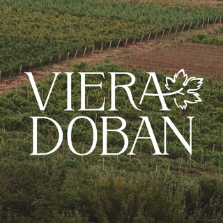 Logo of the Telegram channel Viera Doban. Семейная винодельня 🍇