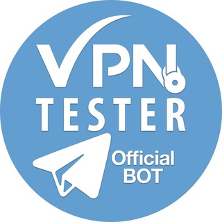 Логотип телеграм бота VPNTESTER Bot