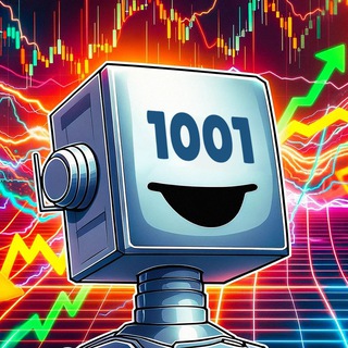 Логотип телеграм бота 1001 Trading Bot