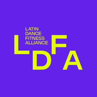 Logo of the Telegram channel LDFA Latin Dance Fitness Alliance RUSSIAN TEAM